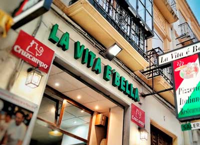 Las Mejores Pizzerías Ronda La Vita è Bella